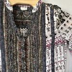 Anthropologie Tiny Dress Womens Small Gaina Floral Drop Waist Long Sleeve Boho Photo 2