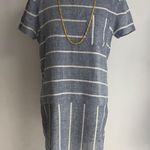 Lou & grey Stripes Linen Shift Dress NWT Photo 0