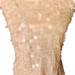 Jennifer Lopez   Cream Sequin Tank Top Photo 1