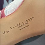 Ralph Lauren Purple Label Alissa Hot Pink Lizard Thong Sandals Size 10B Photo 7