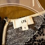 LPA  Revolve black & nude paisley cutout mini dress Photo 1