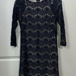 Tibi Navy Blue Lace Mini Dress Size 4 US Photo 6