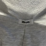 Garage  Heather Grey Cropped Zip Up Photo 6