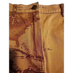 Alviero martini skirt vintage map design 1 classie collection EU 48 Brown Size L Photo 1