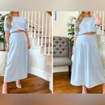 Ecowish  2 piece maxi skirt and crop top, woman’s 2 piece set, size small, new Photo 15