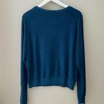 Wildfox ‘Cocktail In My Hand’ Pullover Sweatshirt Blue Sz Medium Photo 7