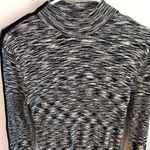 T Tahari Tahari Heathered Black Turtleneck Long Sleeve Shirt Photo 5