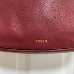 Fossil  Burgundy Leather Shoulder Bag Photo 1