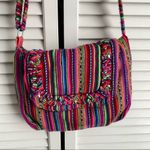 Multicolor Crossbody Purse from Mexico multicolor rainbow bag Photo 9