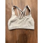 Lululemon  Strappy Back Sports Bra Light Support Gray Size 6 Photo 3