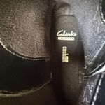 Clarks Cheshuntbe GTX black leather waterproof ankle biker boots size zip 6 1/2 Photo 7