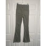 Veronica Beard  Womens 26 Green Giselle Skinny Flare Denim Jeans Flare Photo 4