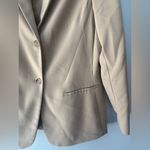 Calvin Klein Women's Tan Beige Long Sleeve Blazer Office-wear Photo 2