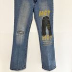 Jeans D Graphic Denim 11 Juniors MGY Y2K Revival Streetwear Statement Boot Cut Blue Size undefined Photo 1