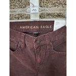 American Eagle NWT Outfitters Corduroy Style Pants Juniors Size 2 Brown Photo 2