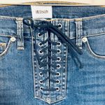 Hudson Jeans NWT Hudson Bullocks High Waist Lace-Up Crop Flare Jeans Photo 7