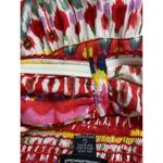 Angie Beachy Strapless Smocked Babydoll Maxi Dress Sz L Colorful Whimsical Resort Wear Photo 5