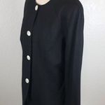 VintageāE.R.Ā GerardāforāRenlynādeadstockāsilkāblendāblazer/jacketā8/10* Black Photo 2