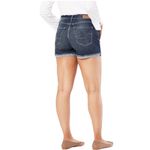 Levi's Signature Levi Strauss & Co Womens High Rise Shorts Raw Cuffed Hem Denim Blue 27 Photo 14