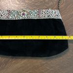Beaded Boho Embellished Clutch Crossbody Bag w/ Chain Strap + Tassel Festival Black Photo 5