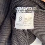 Nasty Gal Collection Black Ribbed Ruffle Mini Dress S Photo 5