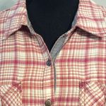 Carhartt Plaid Pink Short Sleeve Button Front Shirt Size Large (12-14) Photo 1