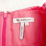 BCBGeneration  Coral Pink Satin Mini Dress with pockets Photo 3