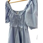 En Saison‎ Danielle Poplin Babydoll Mini Dress Blue Size Medium Photo 10
