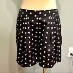 Grass Collection  White and Black Polka Dot Dress Shorts Size 5 Photo 0
