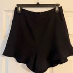 Lush Clothing Lush Black Ruffle High Rise Shorts Photo 0