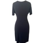 barney's new york Modal Blend Stretchy Short Sleeve Mini Dress LBD Essential S Photo 1