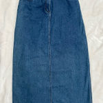 Rafaella  Denim Maxi Skirt Photo 0