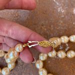 Free People Vintage Marvella Single Strand faux Pearl Necklace Photo 3