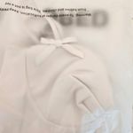 Rumored A Little Dream Corset Top Size Large Cream New Photo 4