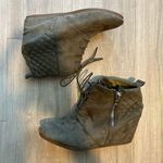 Forest green ankle boots for women size 10 Photo 0