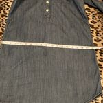 J.Crew GUC Denim Shirtdress Women’s Size XXS Jean 3/4 Button Shirt Dress Stylish Photo 8