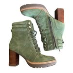 Naturalizer Callie Lace Up Boots Spruce Green Size 5 NWOT Photo 0