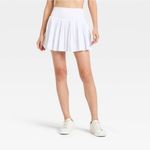 All In Motion  Womens White Pleated Tennis Skirt Skort Athletic Athleisure Size S Photo 4