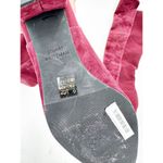 Stuart Weitzman  Gillian Knee High Suede Heeled Boots in Burgundy 6 Photo 4