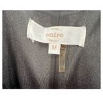 Entro  black guilded neckline mini dress copper rose gold sequin party dance M Photo 4