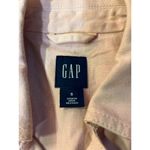 Gap  Peacoat Style Jacket Womens Small Blush Pink Cotton Stretch Spring Fall Photo 5