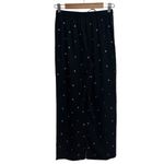 Hill House NEW NWT  Jammie Jewel Pant In Black Multi Photo 2