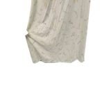 Lightweight Floral Print Button Front Nightgown with Lace Trim Size L Green Photo 4