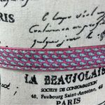 Vineyard Vines Pink Mini Blue Whale Brown Leather Brass Buckle Belt Size L Photo 12