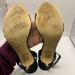 White House | Black Market  black crystal sparkly high heels for weeding prom 6M Photo 9