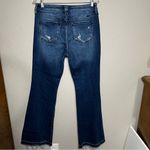 KanCan Morgan High Rise Two Tone Flare Released Raw Hem Denim Jeans Blue Size 29 Photo 10