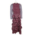 Alix of Bohemia Shelby Mulberry Ruffle Dress NWT Sz. XS Red Photo 7