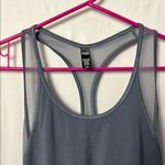 Victoria's Secret  Sport Racerback Gray Tank Top with Mesh Straps Size Medium Photo 1