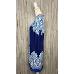 Donna Morgan  Women's Paisley Sheath Dress Size 6 Knee Length Retro‎ Mod Photo 3