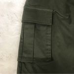 ASTR High Rise Cargo Maxi Skirt Small Dark Green Back Slit Utility Military New Photo 6